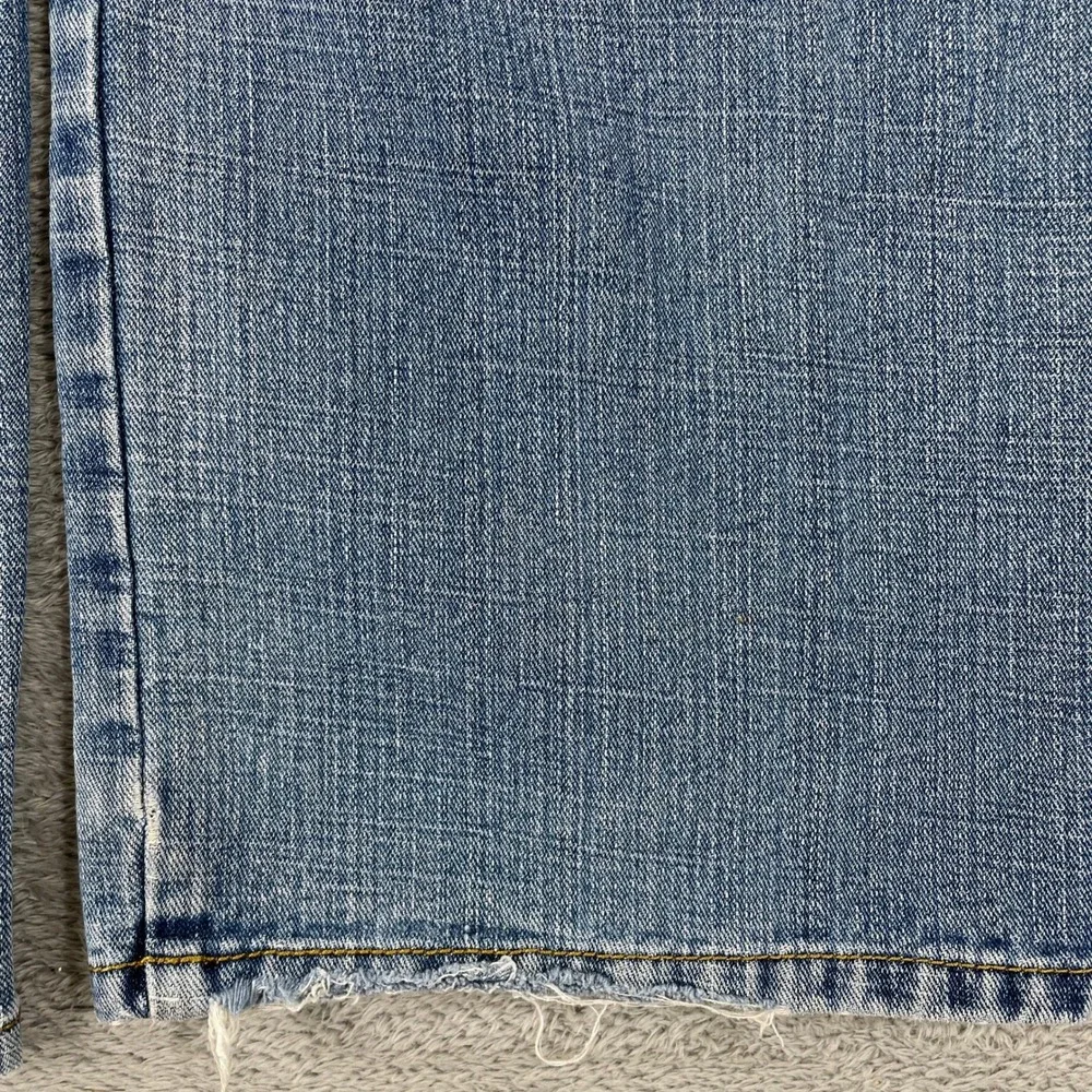Rocawear Jeans Mens 38x30 Blue Baggy Y2K Streetwear Embroidered Hip Hop Denim